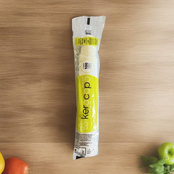 Copo Descartável 200ml Branco Pacote com 1x100 = 100 Unidades - Kerocopo - Imagem 2