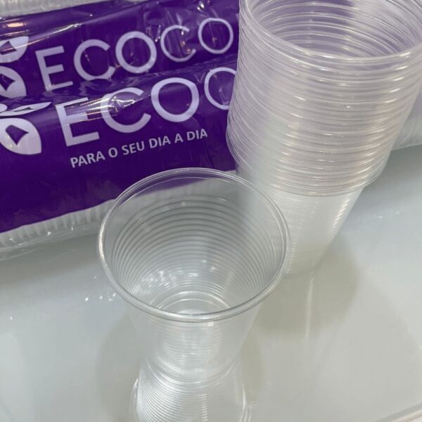 Copos Descartáveis 180ml Branco Ecocoppo Praticidade e Sustentabilidade - Imagem 3
