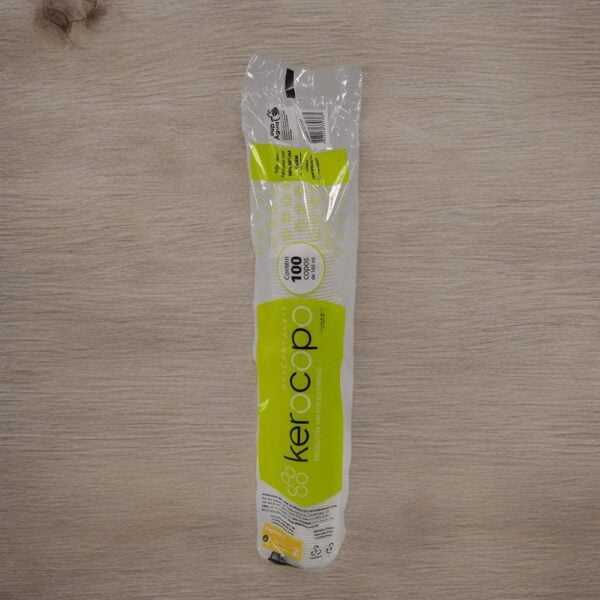 Copo 180ml branco caixa 2500 - Kerocopo poliestireno - 25x100 Unidades